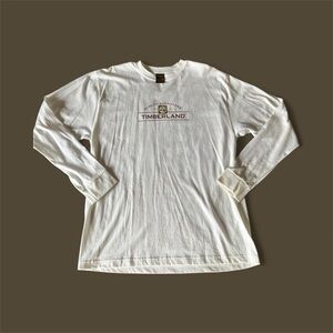 Timberland Men's Classic White Long Sleeve Tee